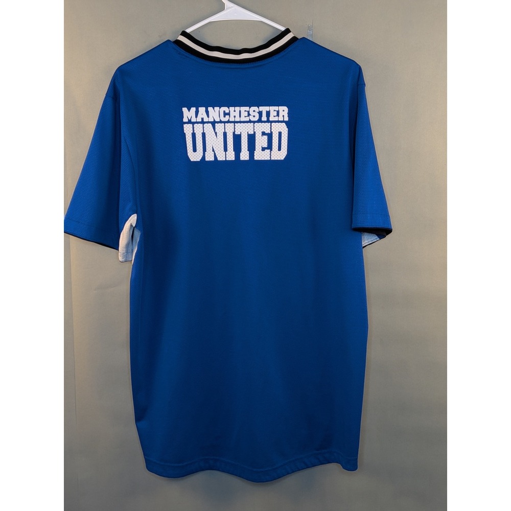 Manchester United Mens Soccer Jersey Large Blue MUFC Football Shirt‎ Fan Gear - Picture 5 of 7